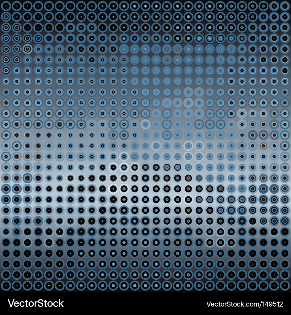 Circular Gray Pattern Vector Image
