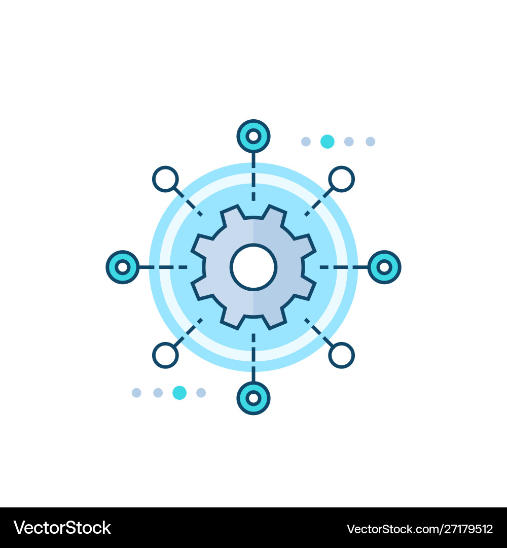 Software Automation Icon vector image