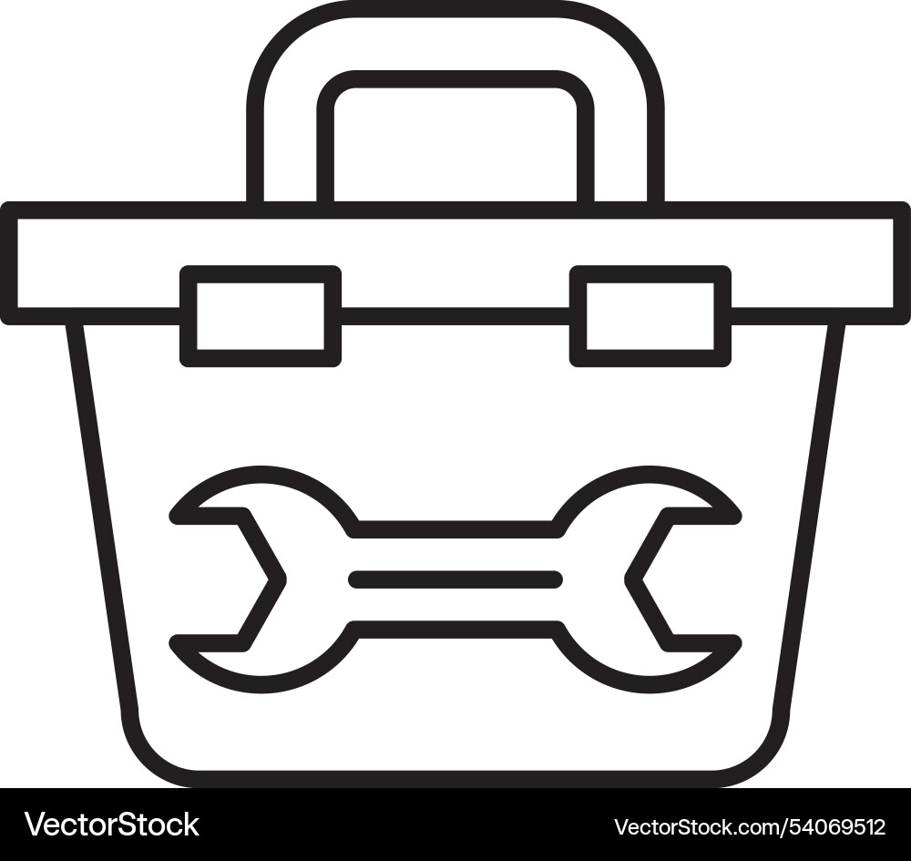 Toolbox vector image