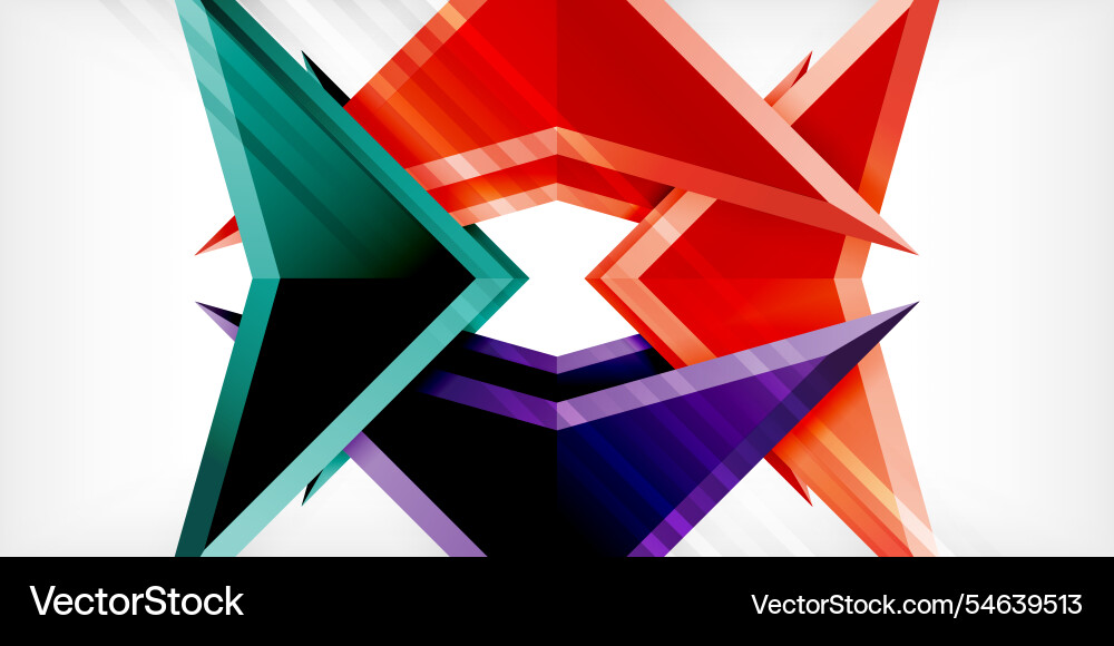 Arrows with 3d effect abstract background Arrows with 3d effect abstract background vector image