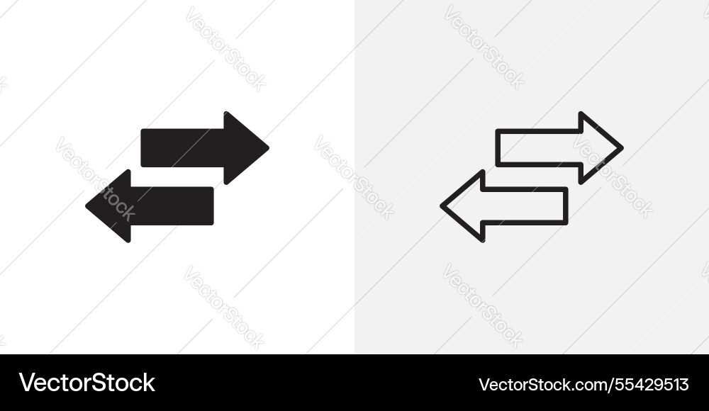 Data transfer icons pack for apps and ui ux desigs vector image