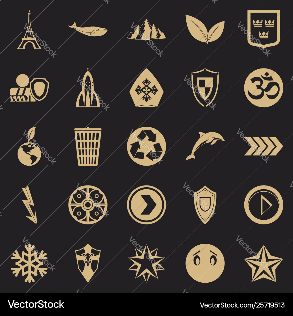 Pin-Symbole setzen einfachen Stil Pin-Symbole setzen einfachen Stil vektorbild
