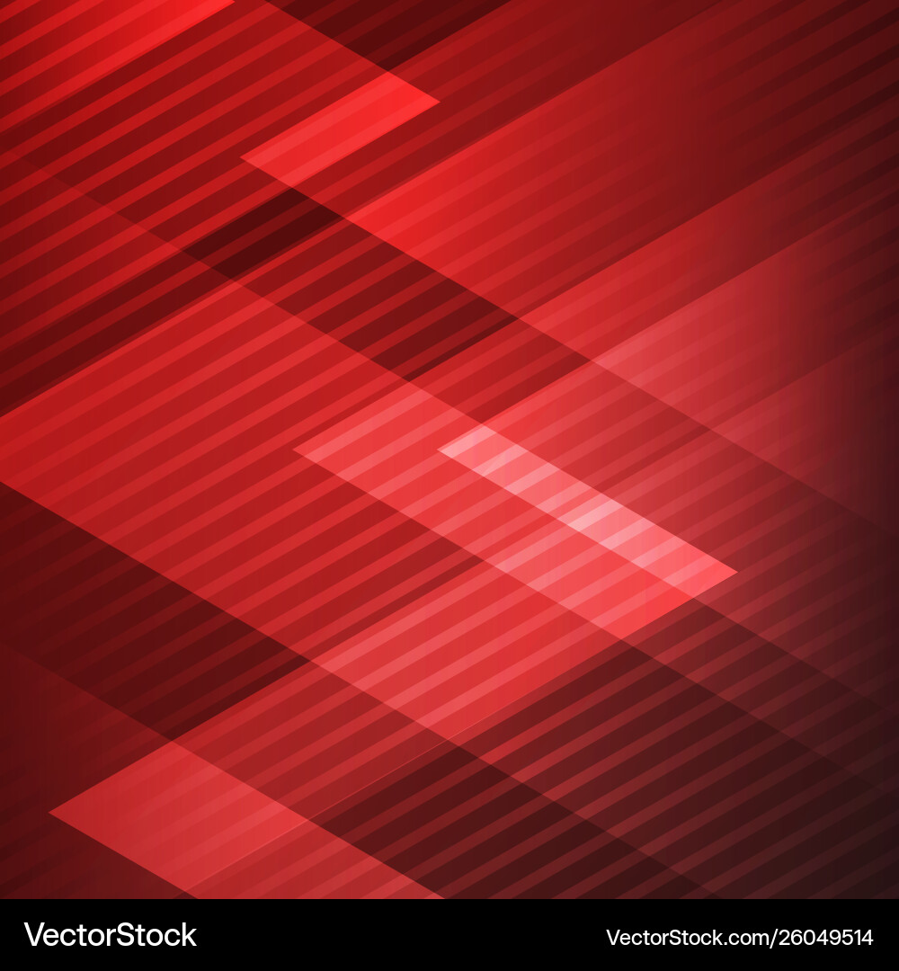 Dynamic Red Geometric Pattern vector image