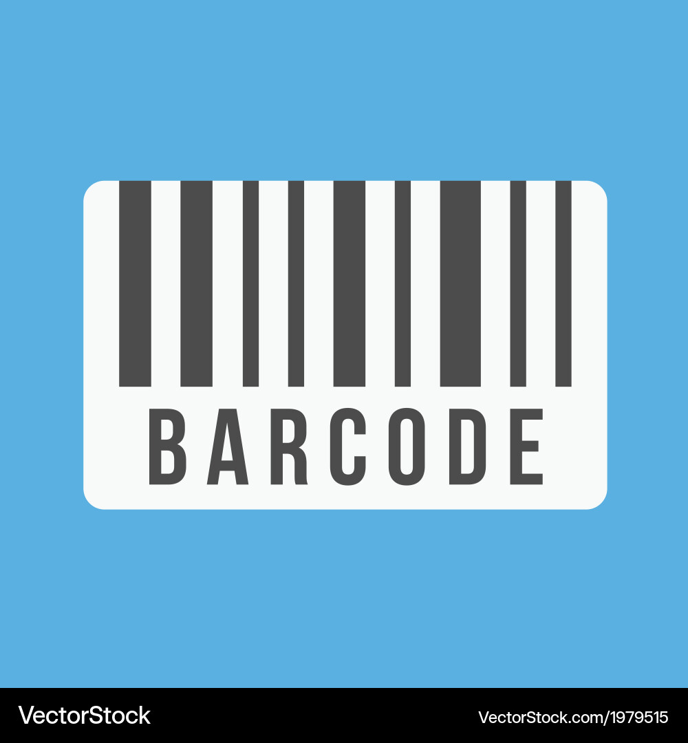Barcode icon Royalty Free Vector Image - VectorStock