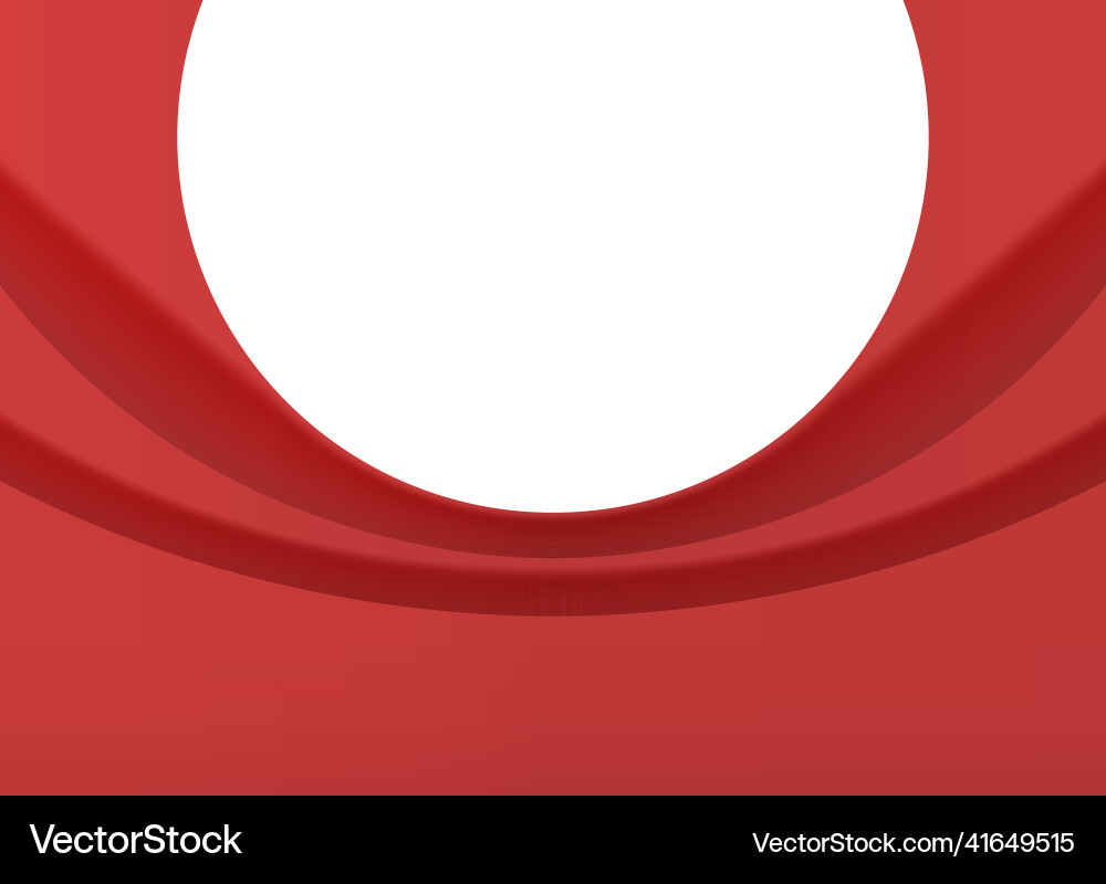 Red circle multilevel dynamic form layer curved Red circle multilevel dynamic form layer curved vector image