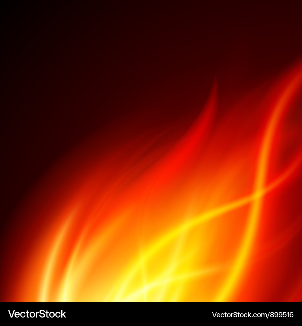 Dynamic Flame Background vector image