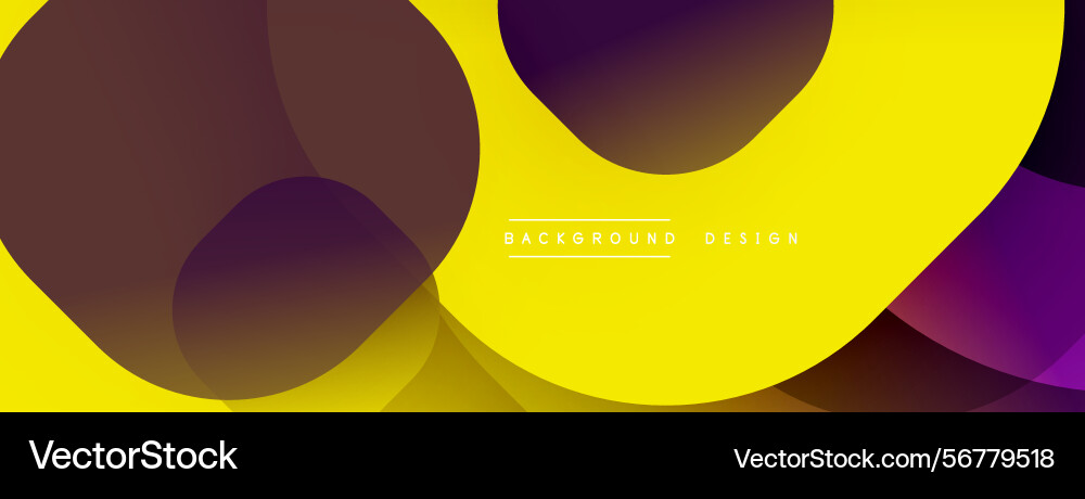Abstract yellow background features overlapping Abstract yellow background features overlapping Vector Image