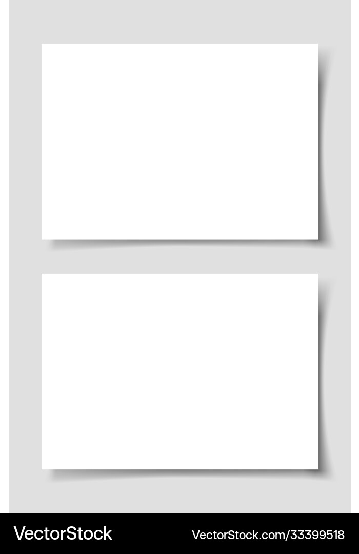 Mok-up two vertical flyers a4 format vector image