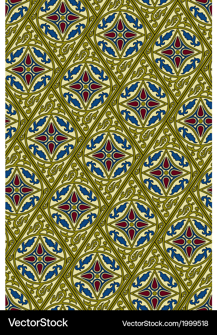 Seamless pattern in eastern style Vector Image