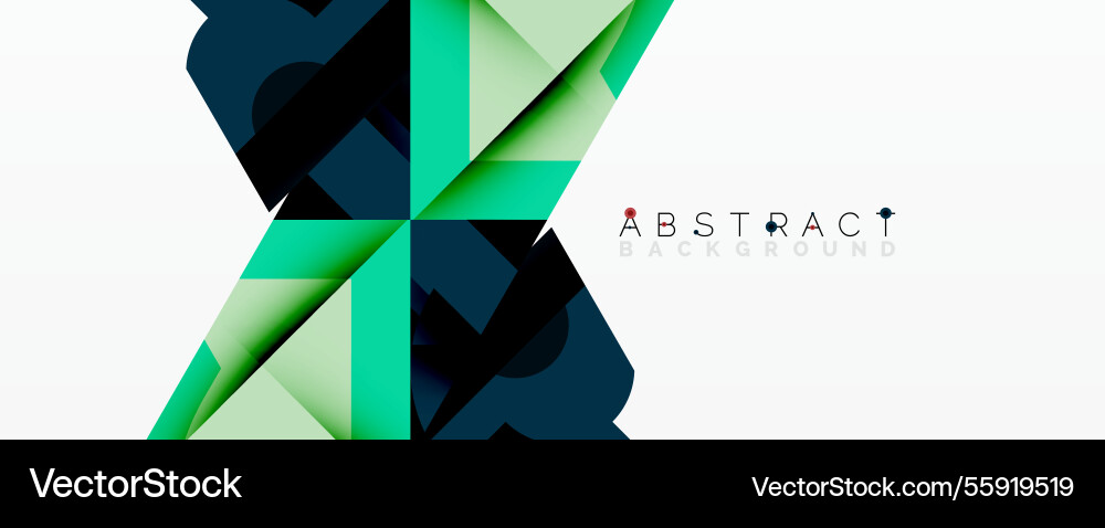 Abstract geometric composition with interlocking Abstract geometric composition with interlocking vector image