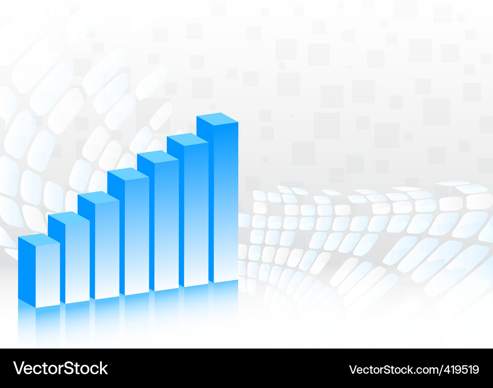 Background with diagram Vector Image