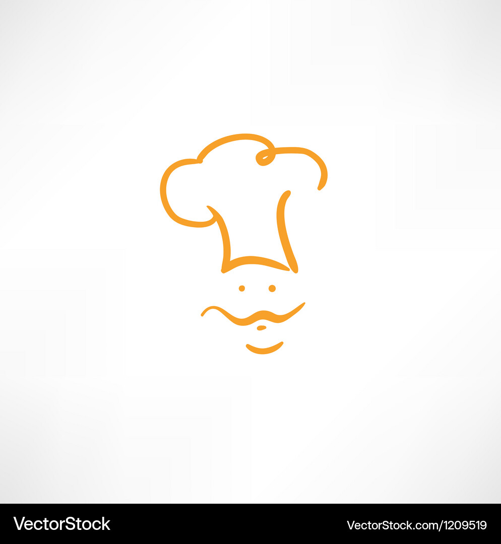 Chef Icon Set Vector Image