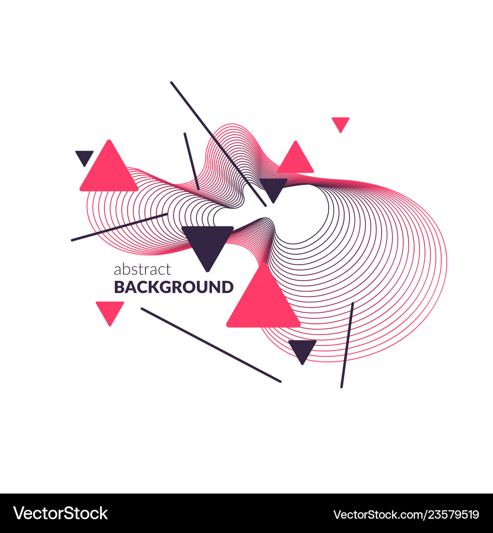 Dynamic Linear Waves Background vector image
