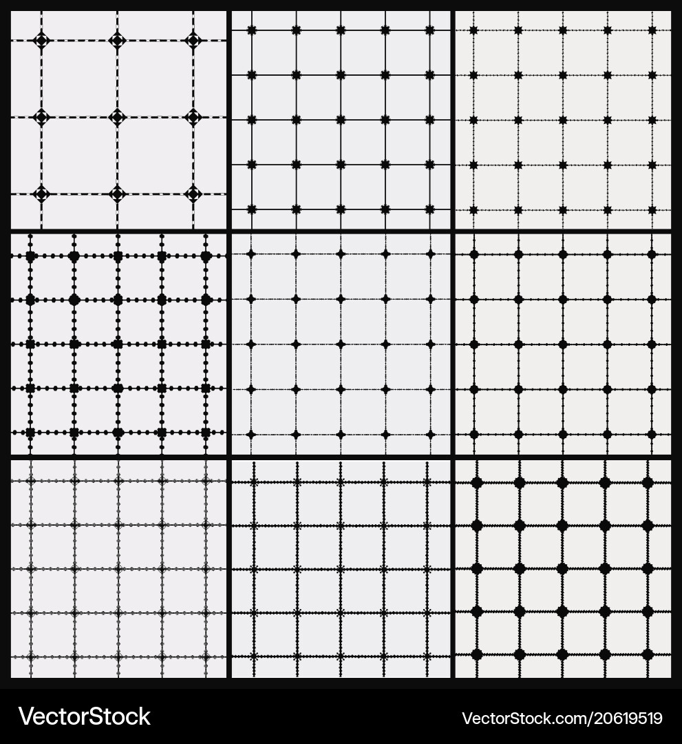 Geometric Square Repeating Pattern vector image