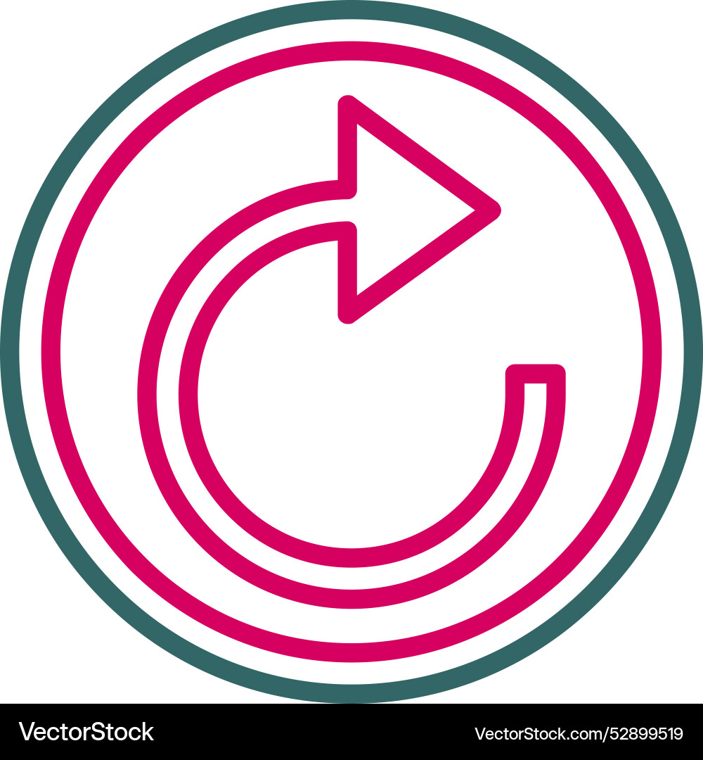 Reload arrow icon design Vector Image