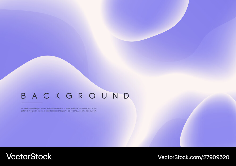 Abstract Liquid Bubble Background vector image