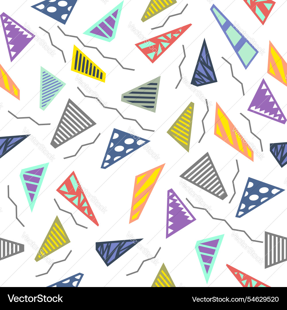 Seamless unique pattern creative background design Vector Image