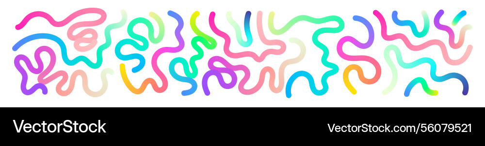 Abstract squiggle background with wavy gradient Abstract squiggle background with wavy gradient vector image