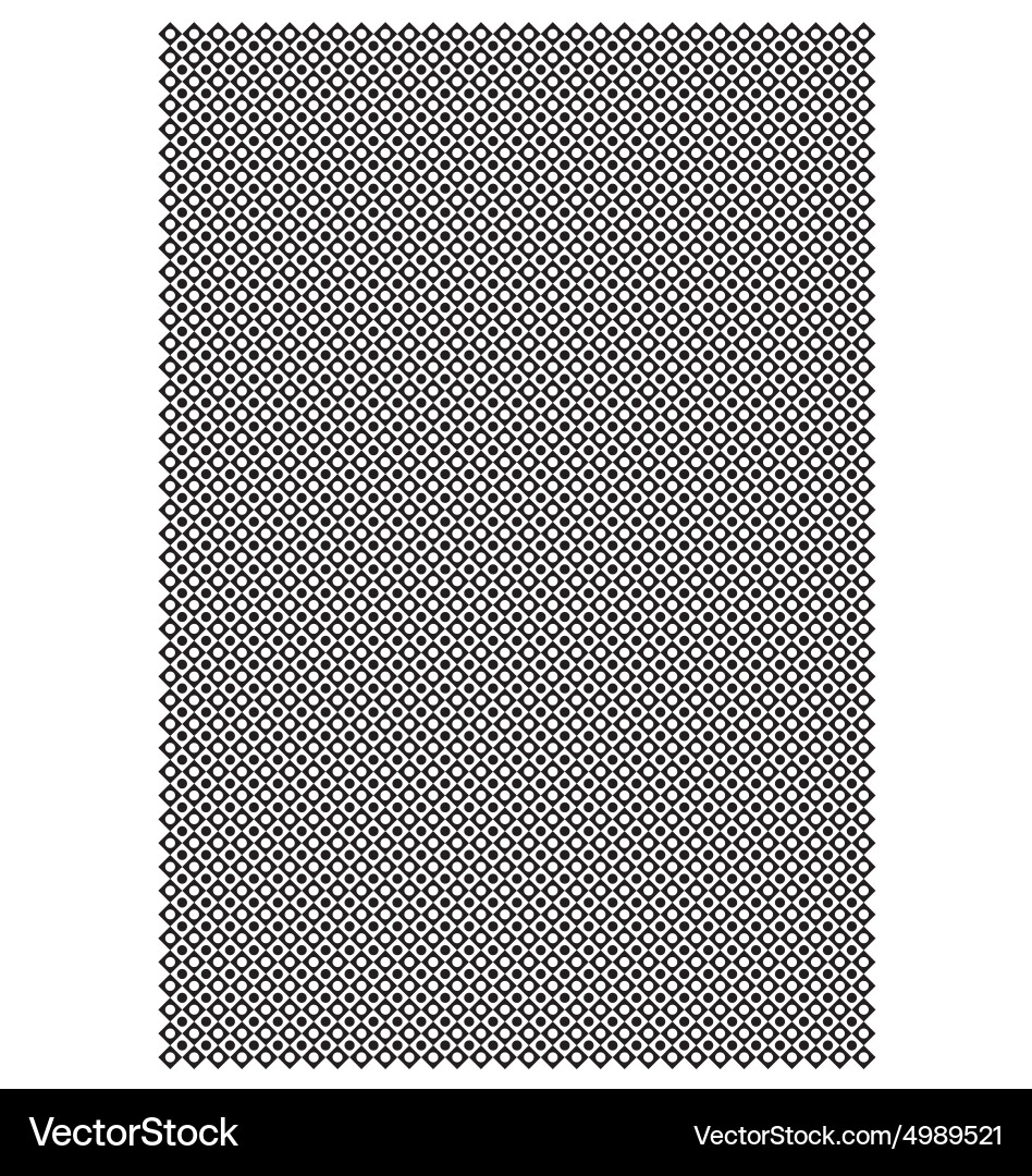 Diamond Circle Block Pattern vector image