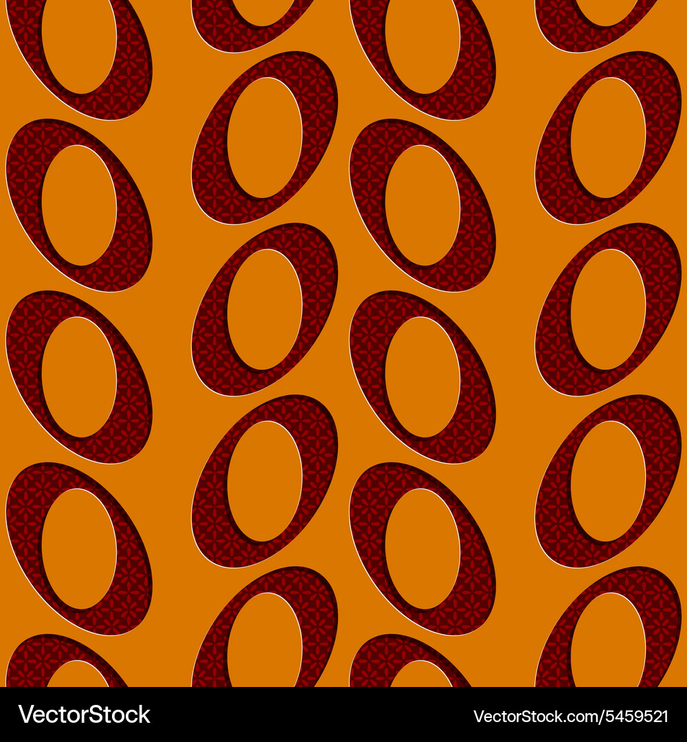 Seamless ellipse pattern Vector Image