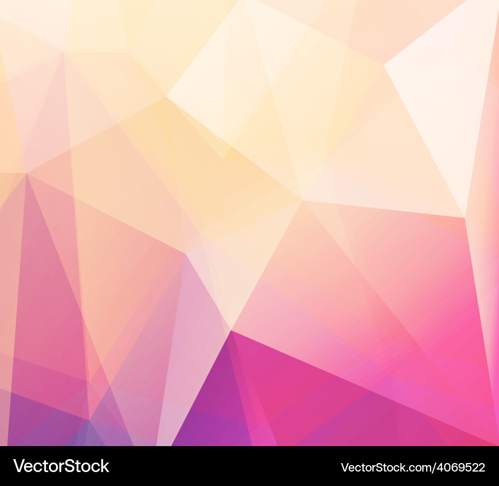 Abstract retro low poly background Vector Image