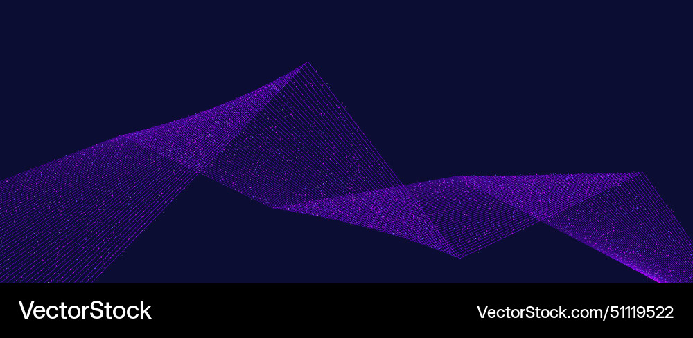 Abstract waving tech background design Abstract waving tech background design vector image
