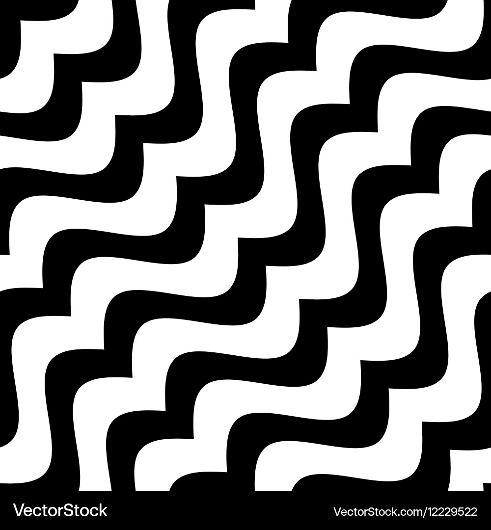 Linear Wave Pattern vector image