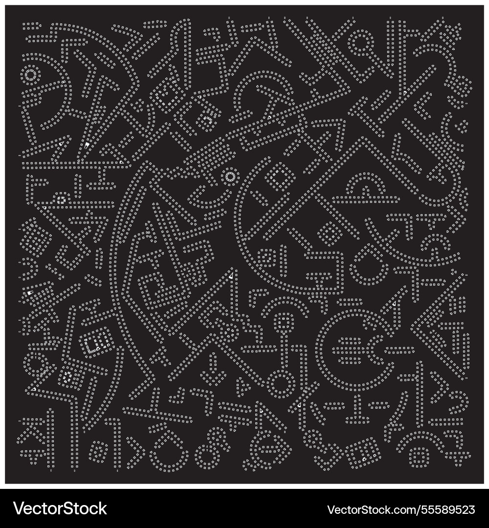 Hand drawn dot shape print pattern design Hand drawn dot shape print pattern design vector image