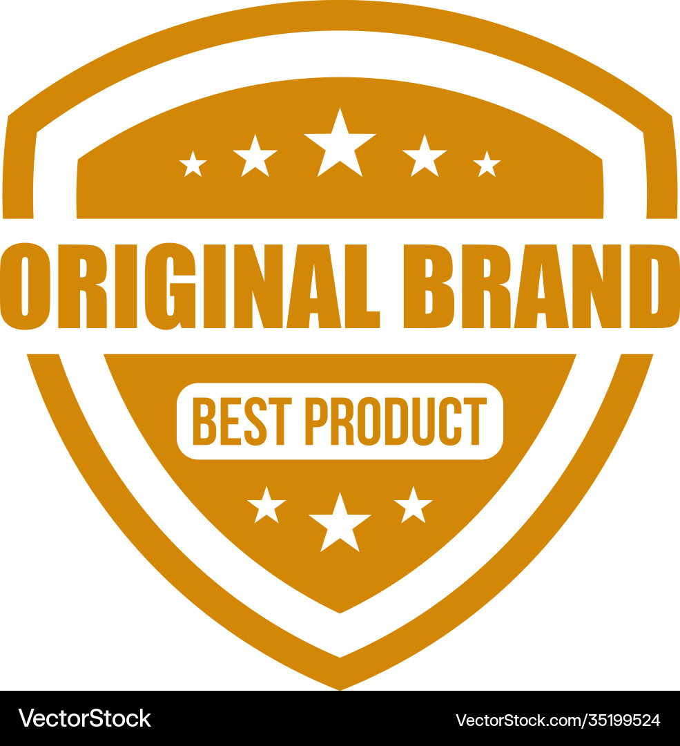 Original brand best products schild Original brand best products schild vektorbild
