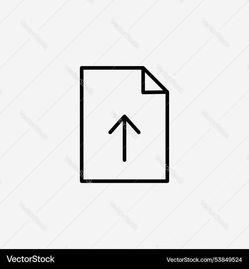 Upload icon set vector image