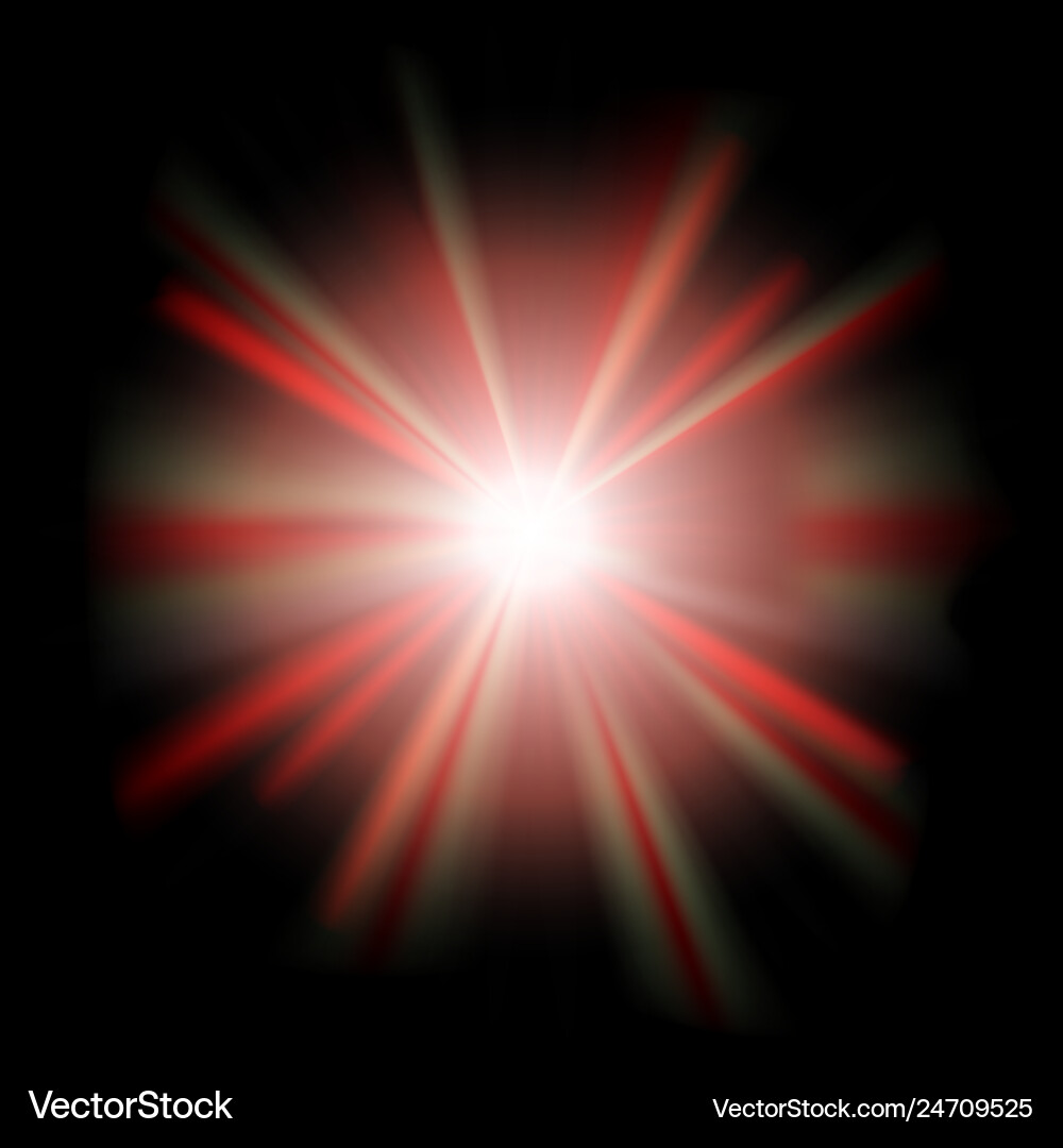 Sunlight special lens flare light effect on black Sunlight special lens flare light effect on black vector image