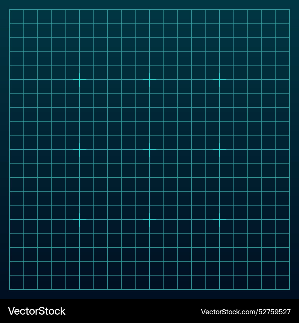 Hud grid game panel graph with dots lines Hud grid game panel graph with dots lines vector image