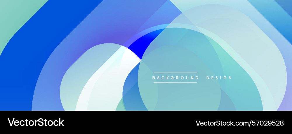 Abstract blue layers create dynamic visual flow Abstract blue layers create dynamic visual flow Vector Image