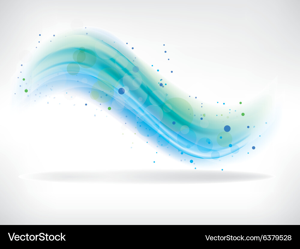 Abstract Waves and Lines Background vector image