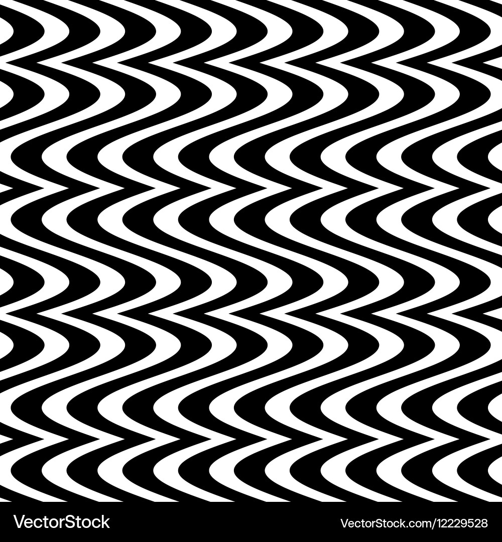 Linear Wave Pattern vector image