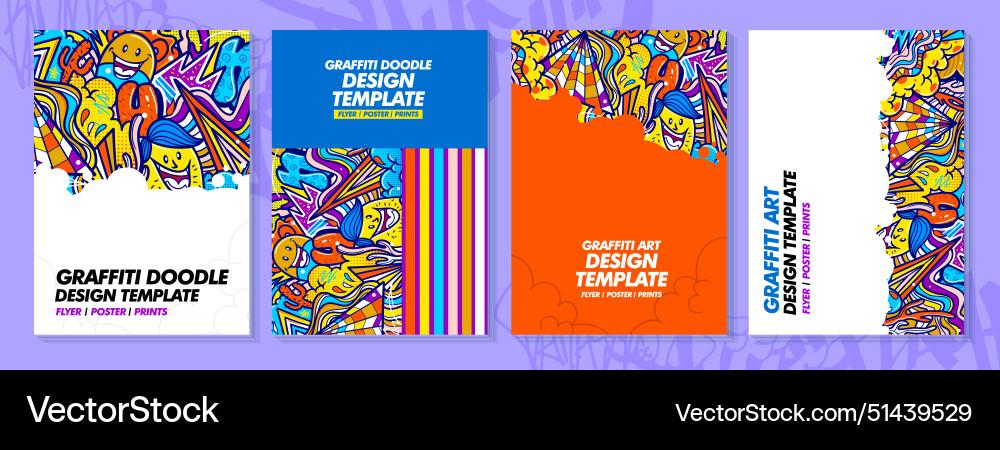 Graffiti template Royalty Free Vector Image - VectorStock