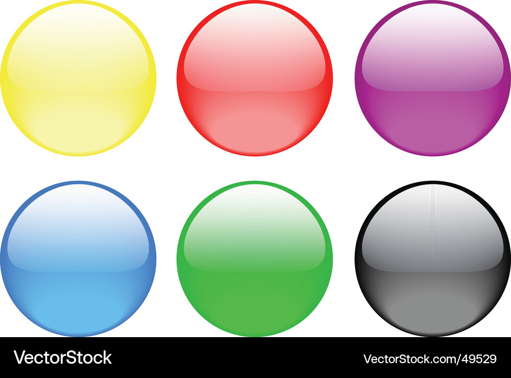 Web buttons Vector Image