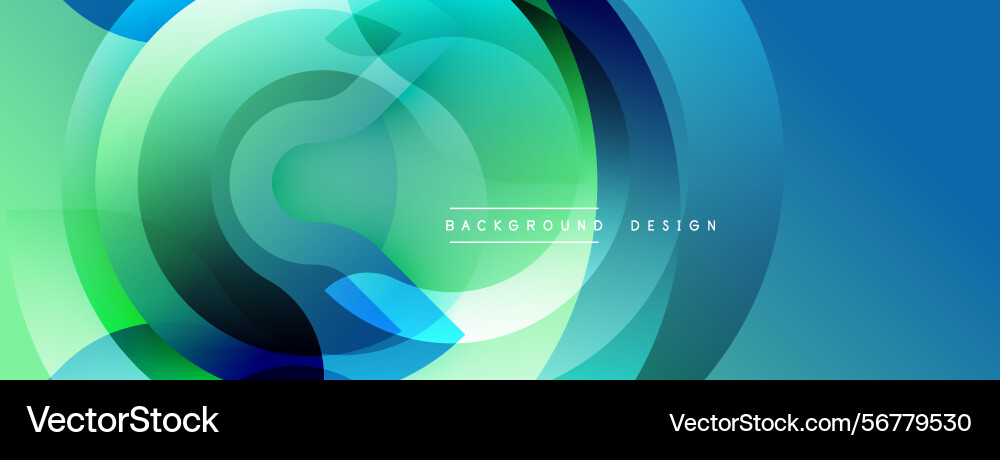 Abstract circular layers create vibrant gradient Abstract circular layers create vibrant gradient vector image