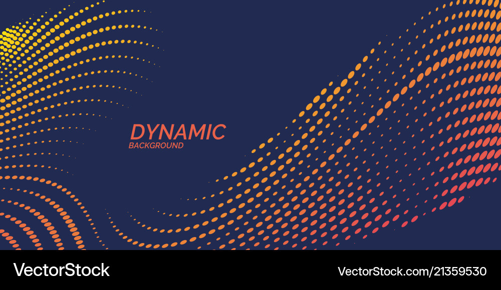 Abstract Dynamic Waves Background vector image