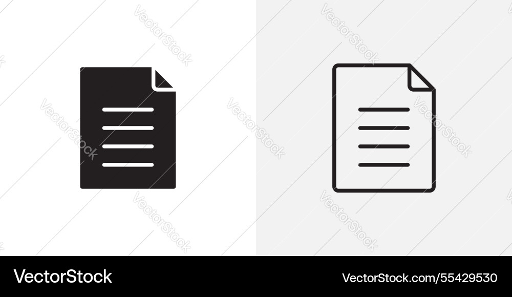 Document icons pack for apps and ui ux desigs Document icons pack for apps and ui ux desigs vector image