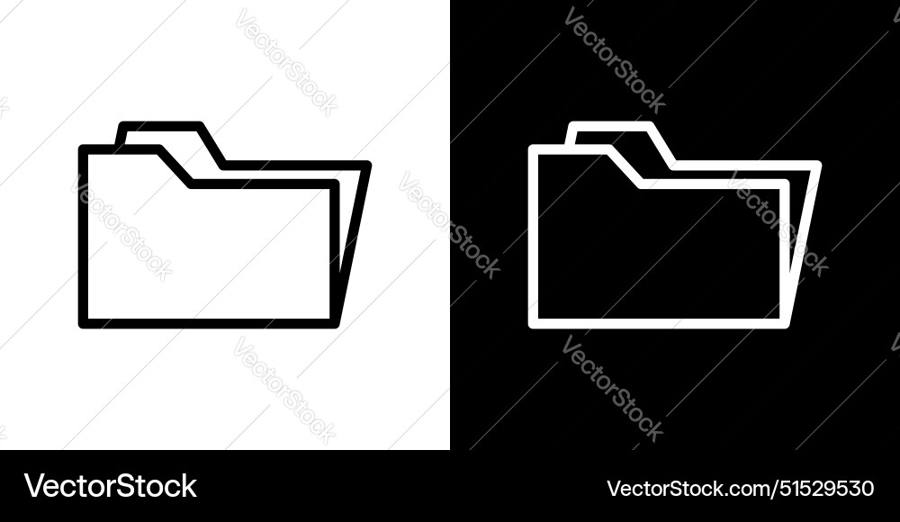 Ordner-Symbol-Set Computer-Daten-Datei Symbol einfach Ordner-Symbol-Set Computer-Daten-Datei Symbol einfach vektorbild