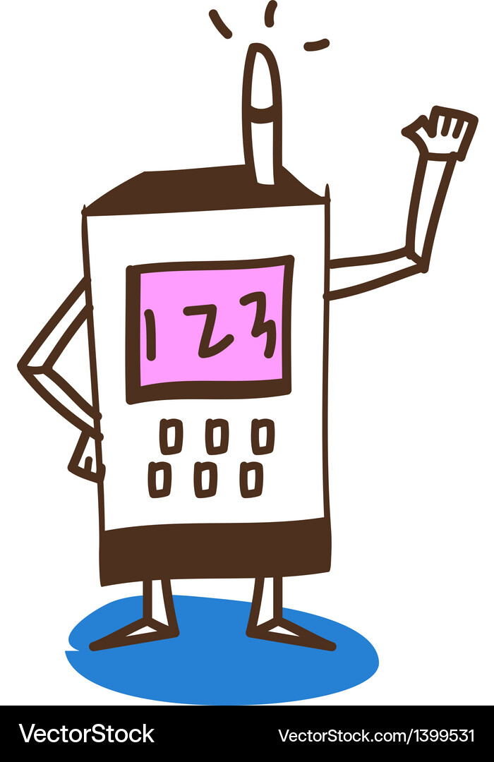 A robot Vector Image