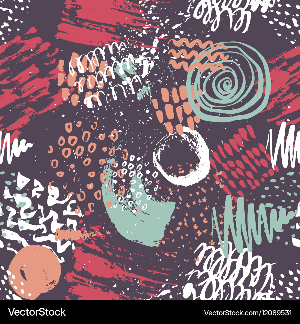 Abstract Ink Splash Pattern vector image