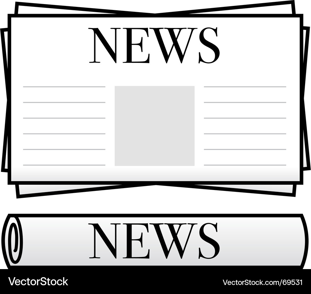 Newspaper Collection Vector Image