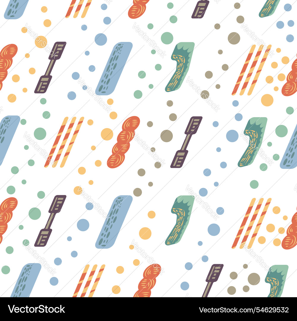 Seamless unique pattern creative background design Vector Image