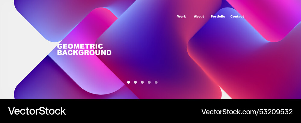 Square internet web page design template Square internet web page design template Vector Image
