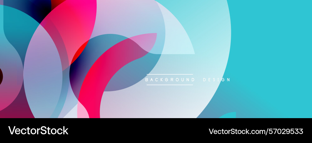 Abstract colorful overlapping circles create Abstract colorful overlapping circles create Vector Image