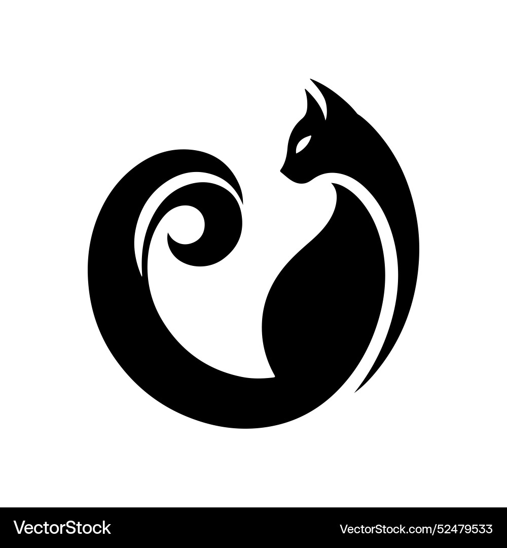 CAT LOGO VECTOR visual data 5