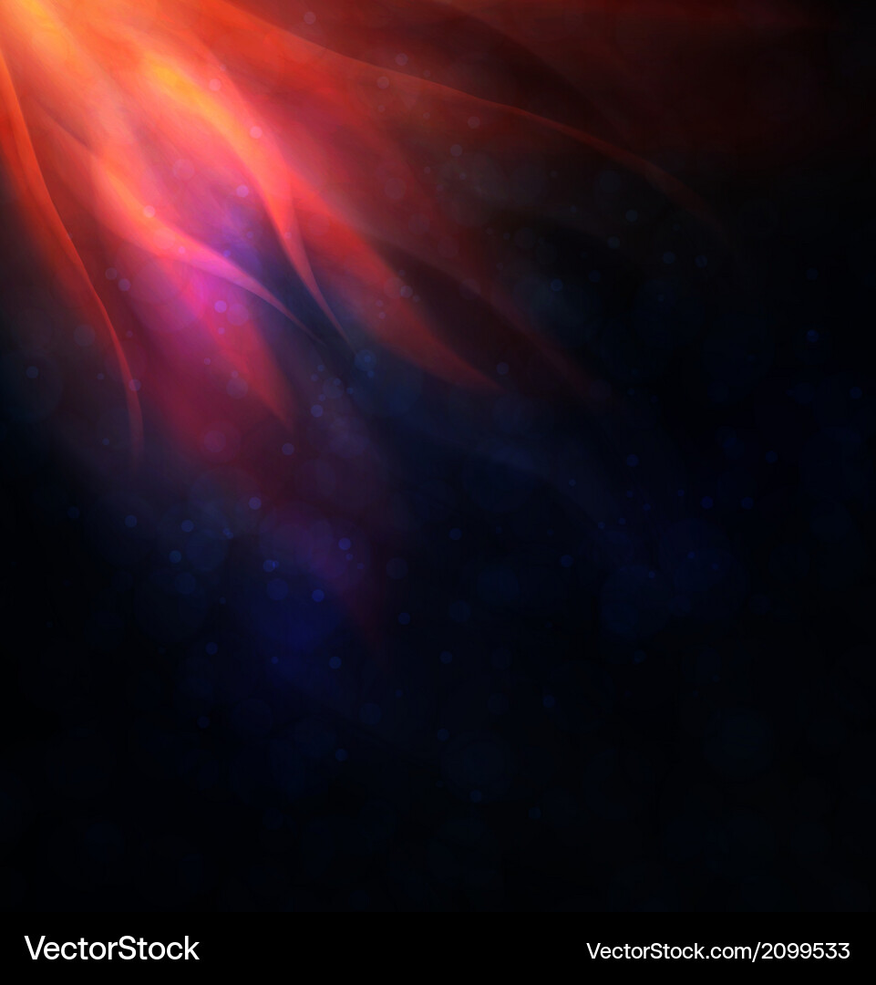 Dynamic Flame Background Vector Image