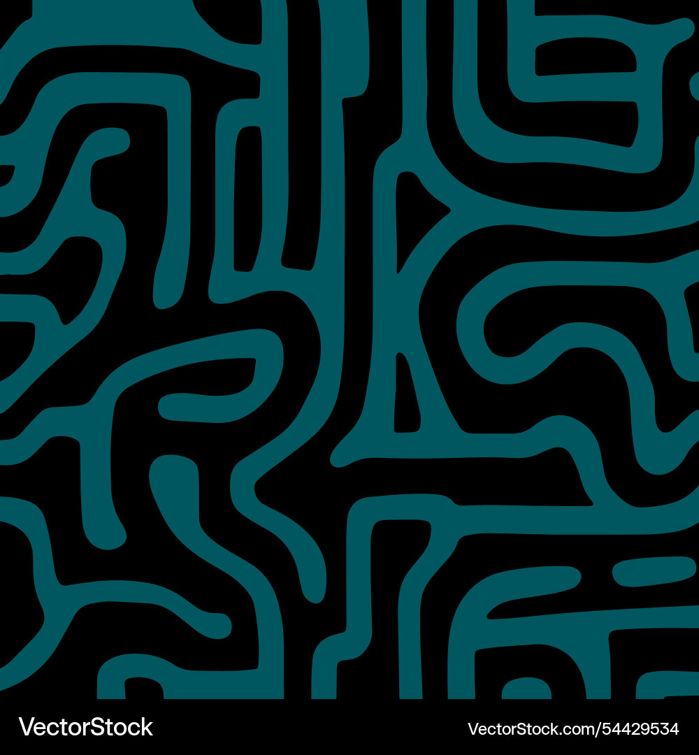 Abstract maze pattern vector image